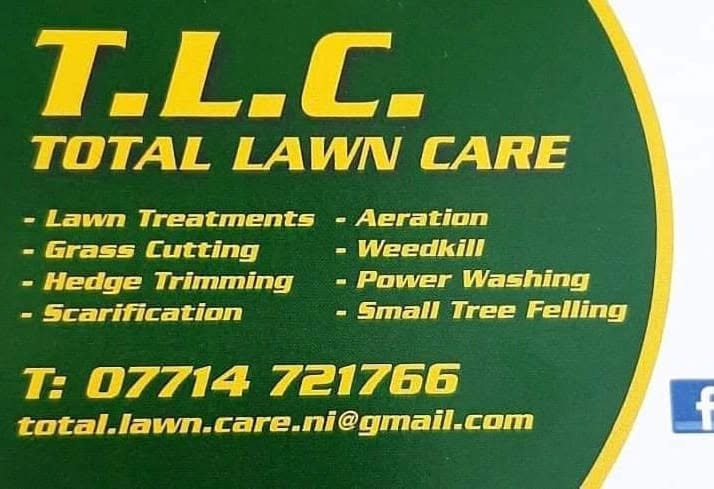 TLC Total Lawn Care NI Sponsor